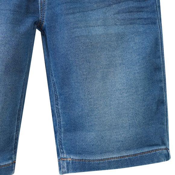 Jungen Jeansshorts mit Tunnelzug