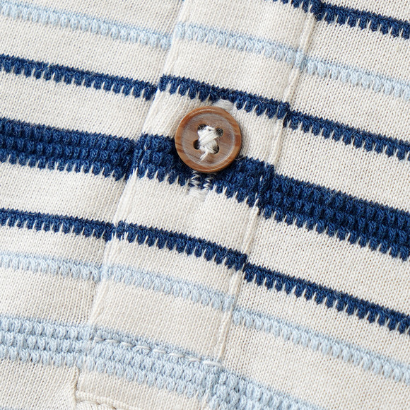 Jungen T-Shirt mit Knopfleiste