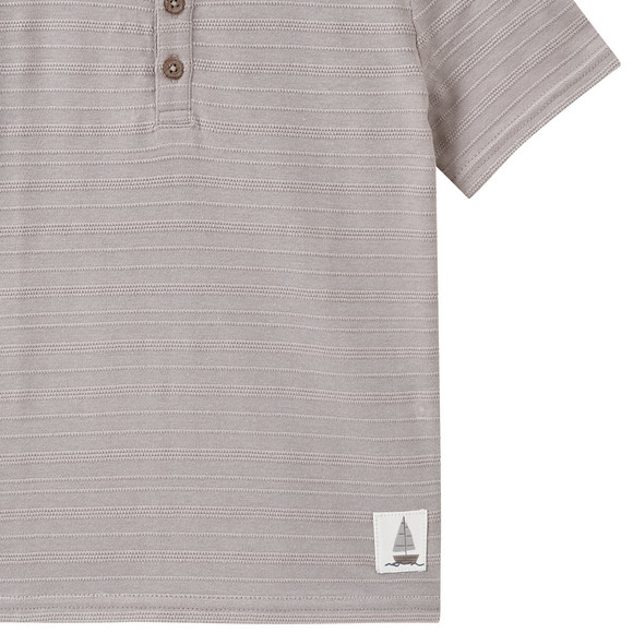 Jungen T-Shirt mit Knopfleiste