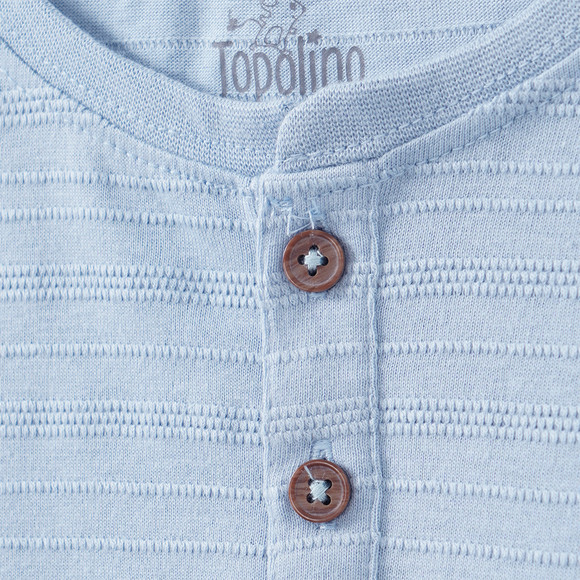 Jungen T-Shirt mit Knopfleiste