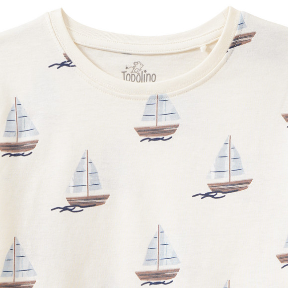 Jungen T-Shirt mit Segelboot-Prints