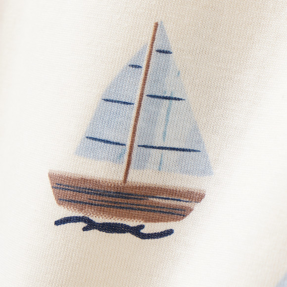 Jungen T-Shirt mit Segelboot-Prints