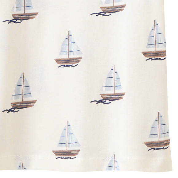 Jungen T-Shirt mit Segelboot-Prints
