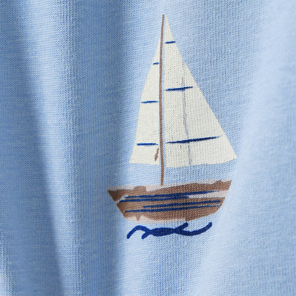 Jungen T-Shirt mit Segelboot-Prints