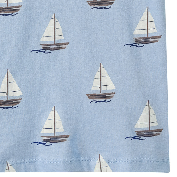 Jungen T-Shirt mit Segelboot-Prints