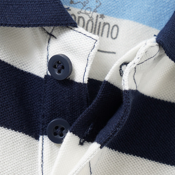 Jungen Poloshirt mit Streifen