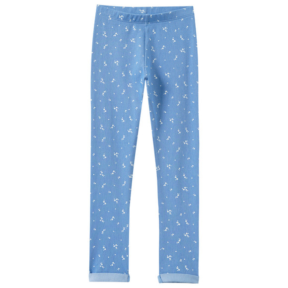 Mädchen Leggings in Denim-Optik