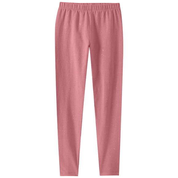 Mädchen Leggings mit Spray-Print rosa