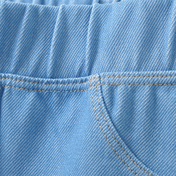 Mädchen Wide-Leg-Jeggings mit Elastikbund