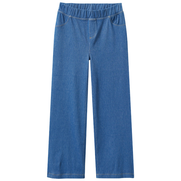 Mädchen Wide-Leg-Jeggings mit Elastikbund