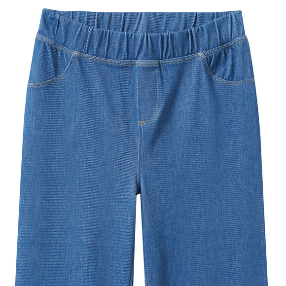 Mädchen Wide-Leg-Jeggings mit Elastikbund