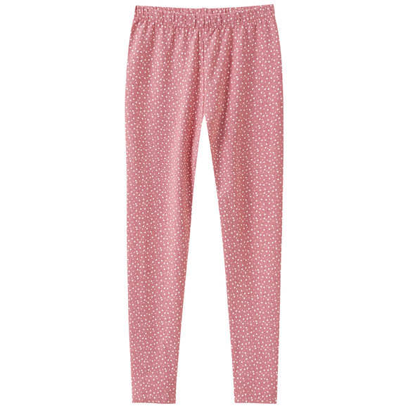 Mädchen Leggings mit Print altrosa