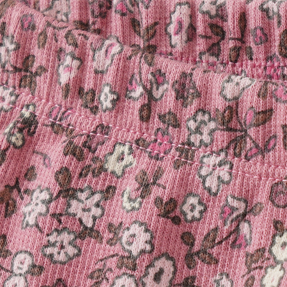 Mädchen Leggings mit Blumen-Allover