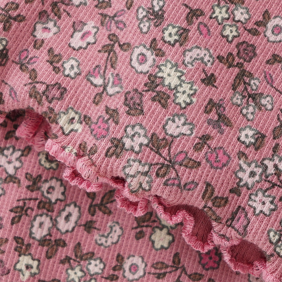 Mädchen Leggings mit Blumen-Allover