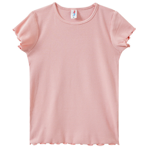 Mädchen Set aus Jeanslatzkleid und T-Shirt