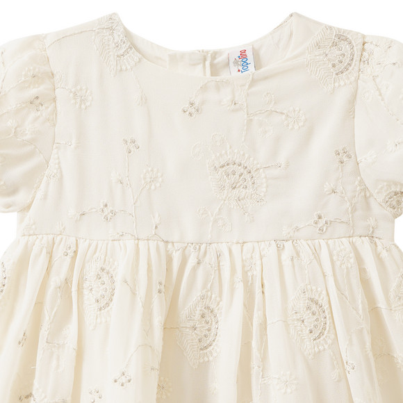 Mädchen Kleid mit Stickereien
