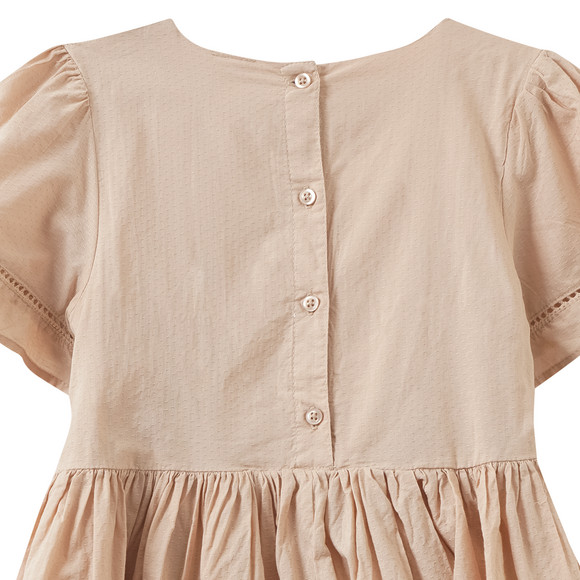 Mädchen Kleid mit Knöpfen