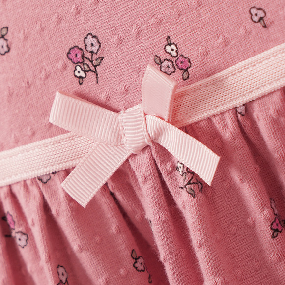 Mädchen Kleid mit Blümchen-Print