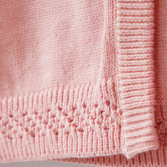 Mädchen Strickjacke in Unifarben