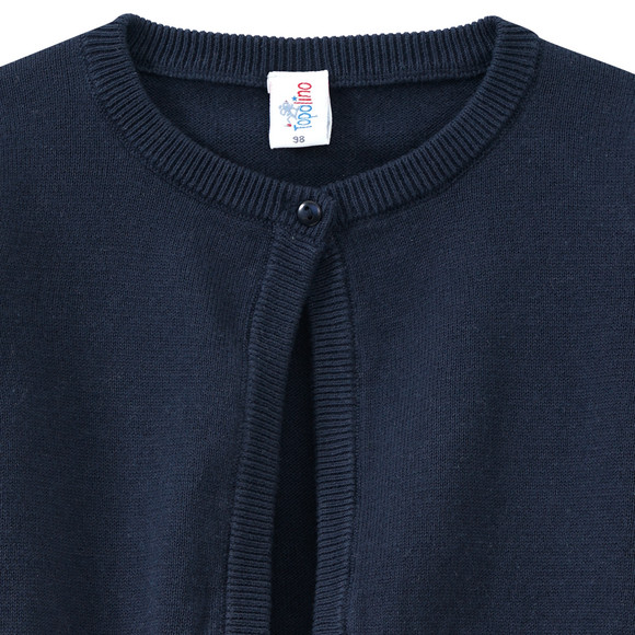 Mädchen Strickjacke in Unifarben
