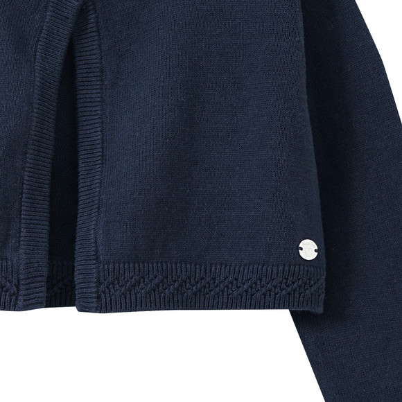 Mädchen Strickjacke in Unifarben
