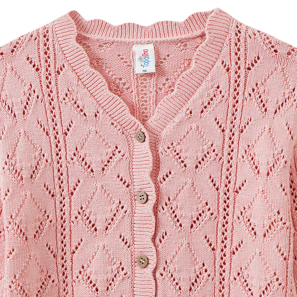 Mädchen Strickjacke aus Baumwolle