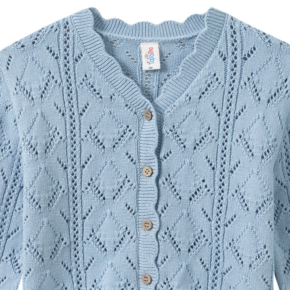 Mädchen Strickjacke aus Baumwolle