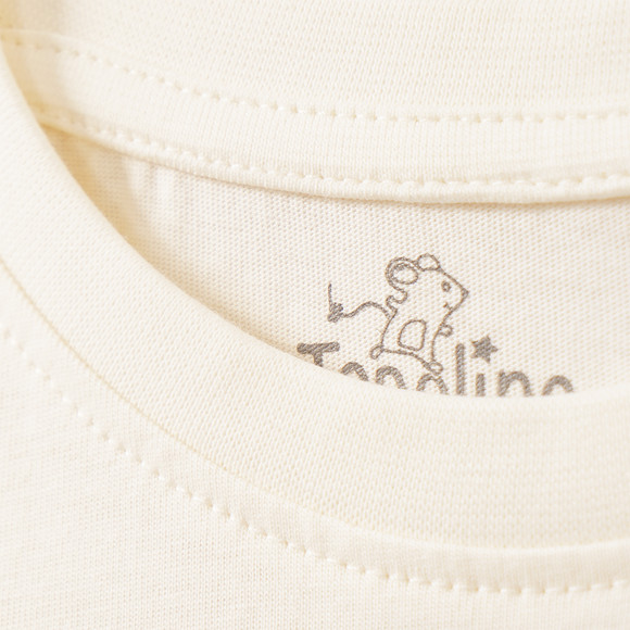 Mädchen T-Shirt mit Häkeltasche