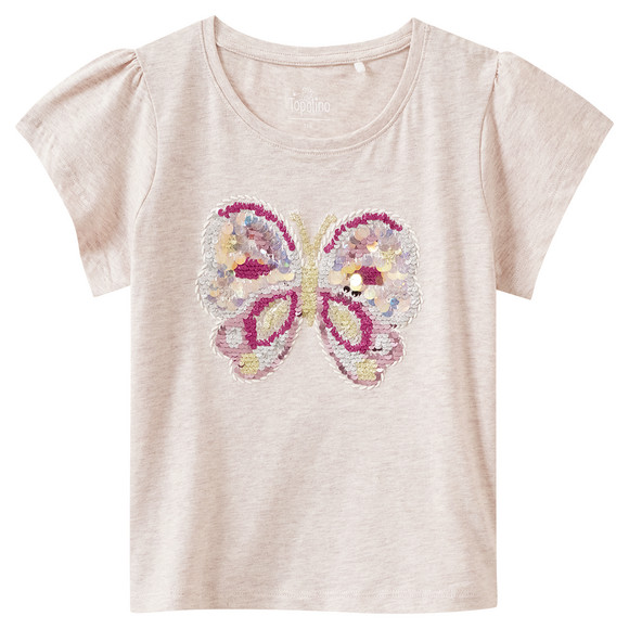 Mädchen T-Shirt mit Schmetterling-Motiv