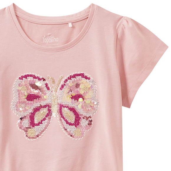 Mädchen T-Shirt mit Schmetterling-Motiv