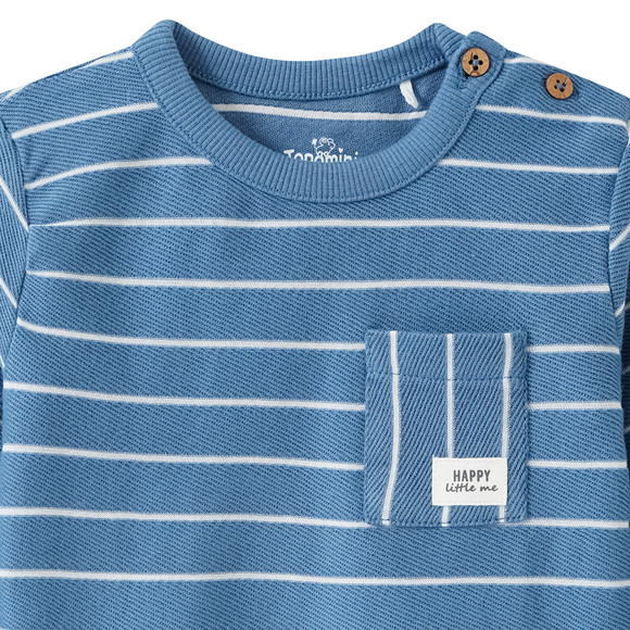 Baby Langarmshirt mit Struktur-Optik