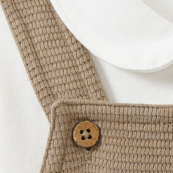 Baby Poloshirt und Strampler im Set