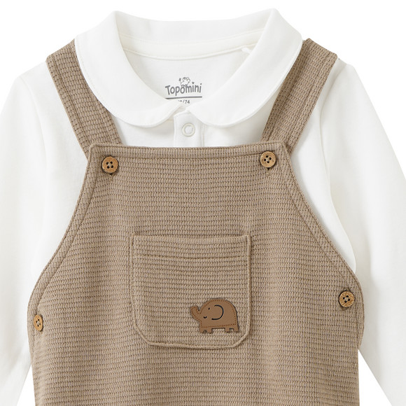 Baby Poloshirt und Strampler im Set