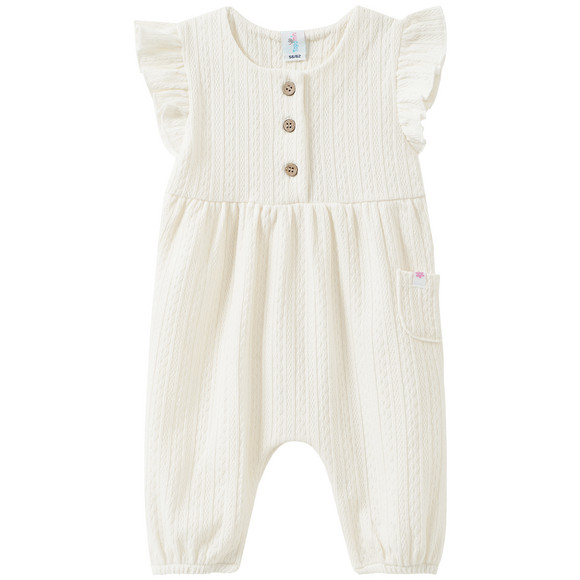 Newborn Overall mit Struktur-Muster