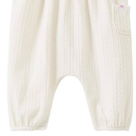 Newborn Overall mit Struktur-Muster