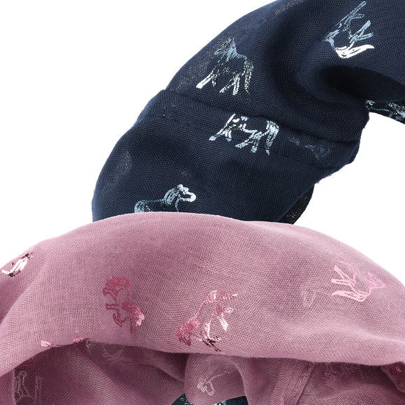 2 ronde sjaals voor meisjes