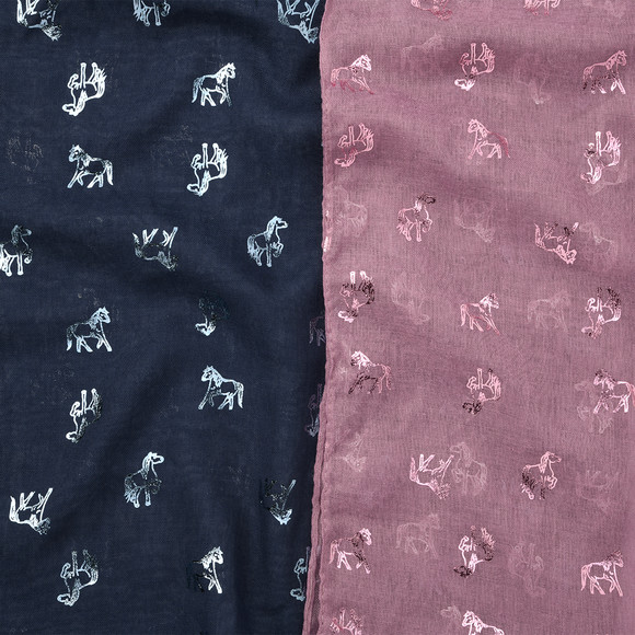 2 ronde sjaals voor meisjes