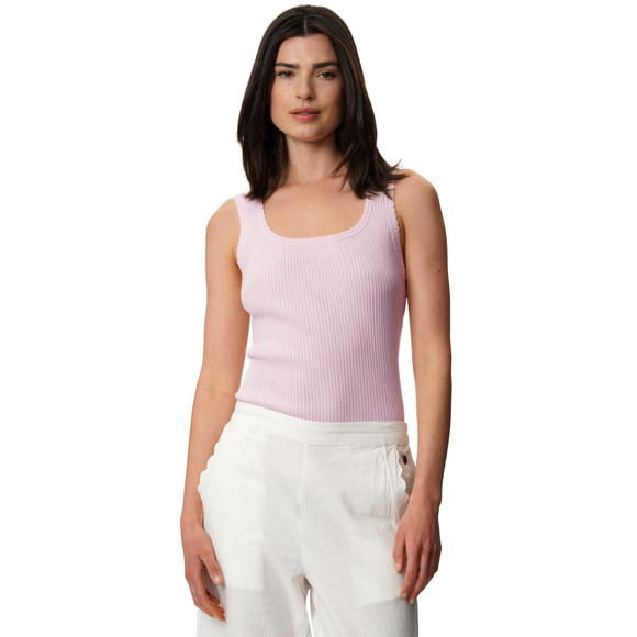 Damen Strick-Top in Ripp-Struktur