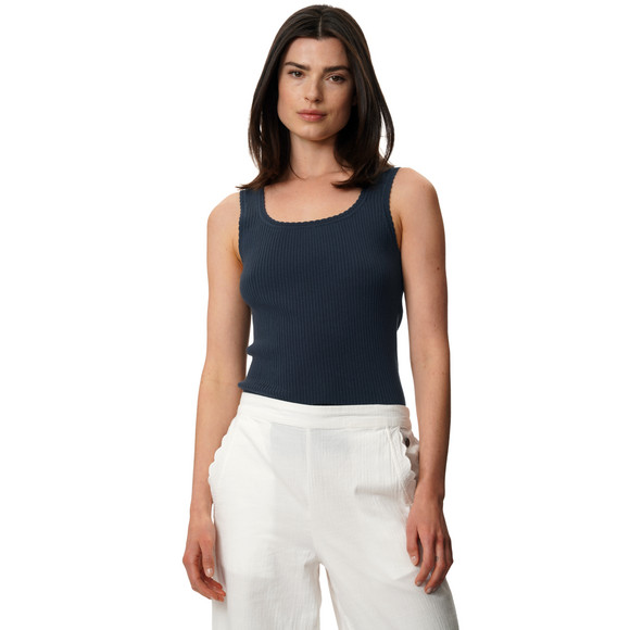 Damen Strick-Top in Ripp-Struktur
