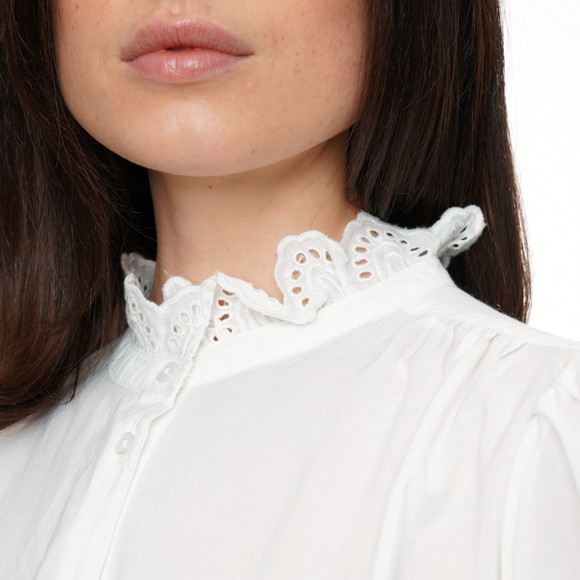 Damen Bluse mit Rüschen