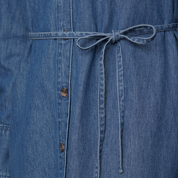 Damen Jeanskleid mit Bindeband