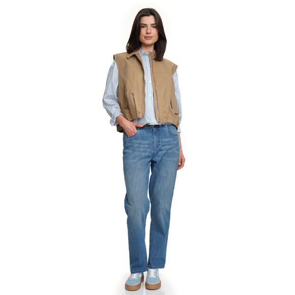 Damen Weste in glänzender Optik