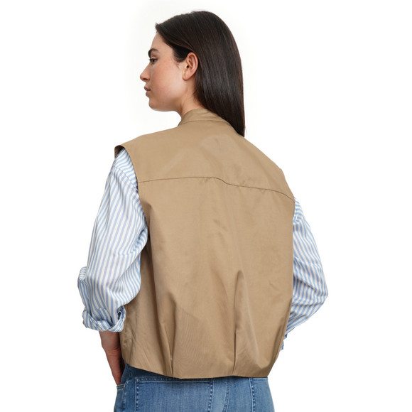 Damen Weste in glänzender Optik