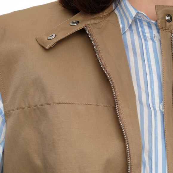 Damen Weste in glänzender Optik