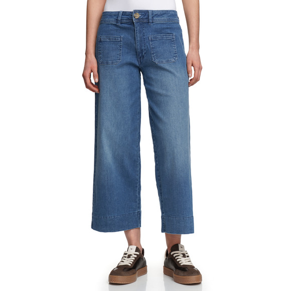 Damen Culotte-Jeans mit 4 Taschen