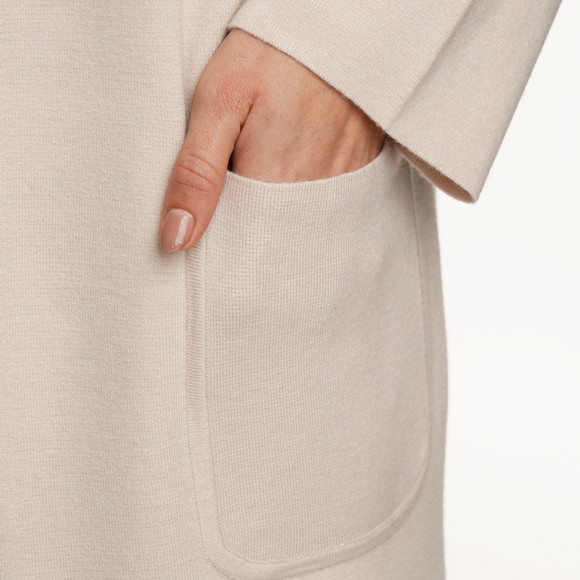 Damen Strickjacke lang geschnitten