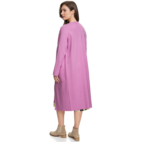 Damen Strickjacke lang geschnitten