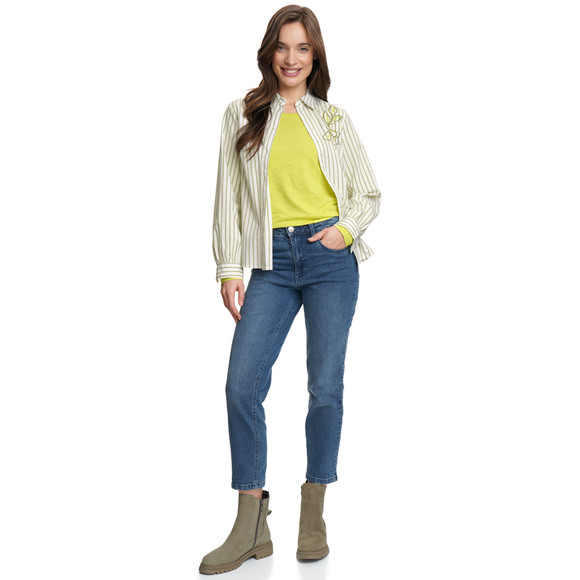 Damen Hemdbluse mit Streifen