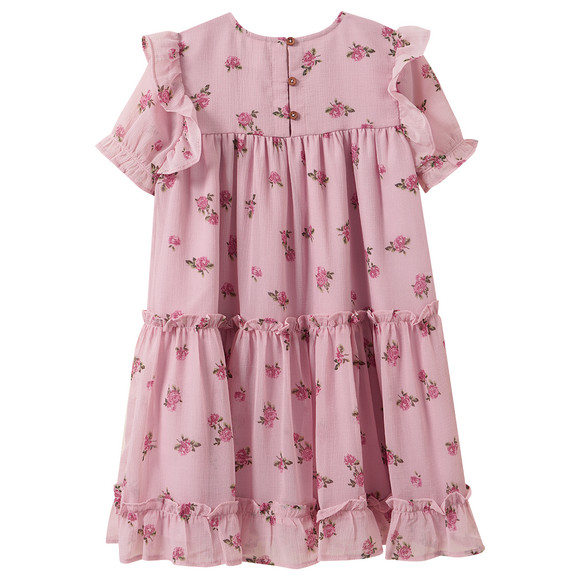 Mädchen Kleid mit Blumen-Allover