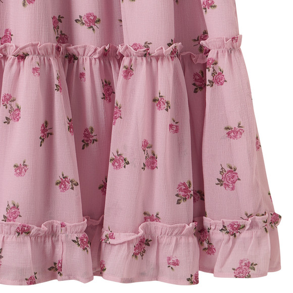 Mädchen Kleid mit Blumen-Allover